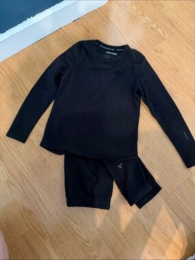 Terramar fleece black  thermal- two pieces